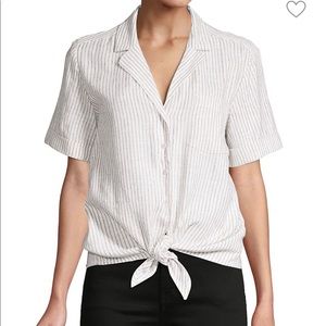 French Connection Front Tie Shirt